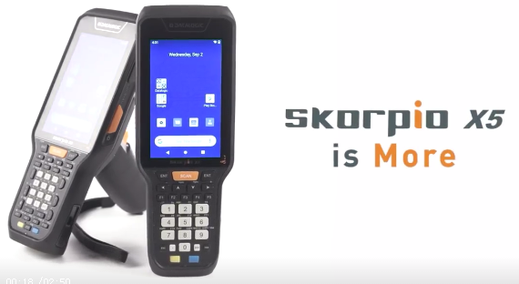 重磅來襲|Skorpio X5移動終端 - 增強(qiáng)可追溯性，提高生產(chǎn)力！